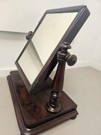 Antieke Toiletspiegel Empire stijl, Antiek en Kunst, Ophalen, Ovaal, Minder dan 50 cm