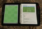 VOETBAL-Leren coachmap voetbal met rits + voetbalnotitieblok, Ophalen, Gebruikt, Overige typen