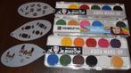 schmink Fantasy schmink dozen 3 soorten met gratis sjabloon, Ophalen of Verzenden, Nieuw, Schmink, Carnaval