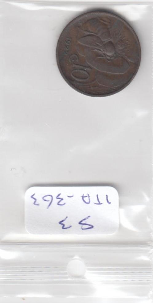 S3-ITA-0363 Italy 10 centesimi 1922  VF KM60, Postzegels en Munten, Munten | Europa | Niet-Euromunten, Italië, Verzenden