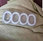 12 plastic douchegordijnringen wit bieden, Ophalen of Verzenden, Wit, Overige typen