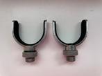 2x RVS back rest (hengelsteun), Watersport en Boten, Ophalen of Verzenden, Gebruikt, Overige typen