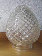 retro vintage  plafonnière schroefbol lampenbol van glas, Glas, Gebruikt, Vintage, Ophalen of Verzenden