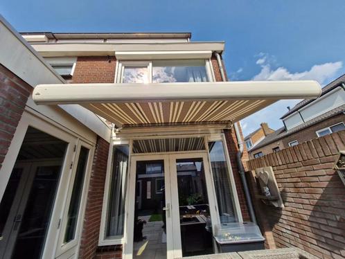 zonnescherm, Tuin en Terras, Zonneschermen, Gebruikt, Knikarmscherm, 150 tot 300 cm, 250 cm tot 450 cm, Elektrisch, Ophalen
