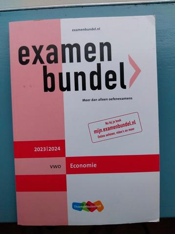 Examenbundel vwo Economie 2023-2024 beschikbaar voor biedingen