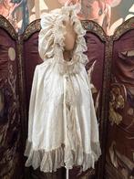 Antieke Victoriaanse zijden cape creme ruches bonnet capelet, Verzenden, Kinderen