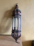 Elegante koperkleurige marokkaanse hanglamp, Huis en Inrichting, Lampen | Hanglampen, Gebruikt, 50 tot 75 cm, Ophalen of Verzenden