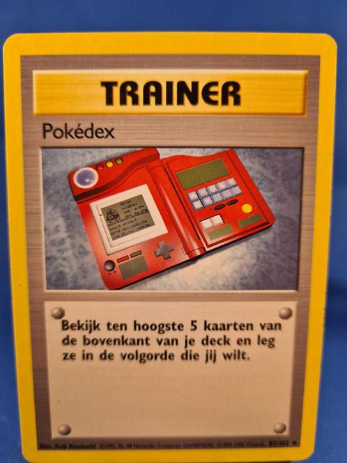 Pokédex 87/102 - Base (NL), Hobby en Vrije tijd, Verzamelkaartspellen | Pokémon, Gebruikt, Losse kaart, Verzenden