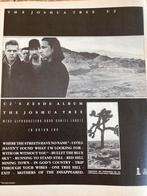 Paginagrote A4 advertentie U2 lp The Joshua Tree, Ophalen of Verzenden