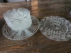 Gebak stel glas, Ophalen of Verzenden