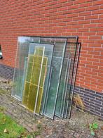 Dubbel en Enkel Glas - Diverse Maten, Doe-het-zelf en Verbouw, Glas en Ramen, Gevelraam of Ruit, Gebruikt, Dubbelglas, 160 cm of meer
