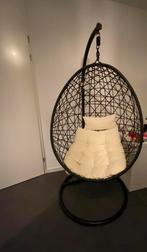 Hangstoel swing met standaard - zwart - ø104x200 cm Xenos, Huis en Inrichting, Verzenden, Zo goed als nieuw, Zwart, Eén