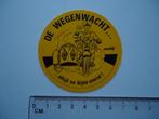 sticker ANWB WW wegenwacht zijspan motofiets strip retro, Verzamelen, Stickers, Verzenden