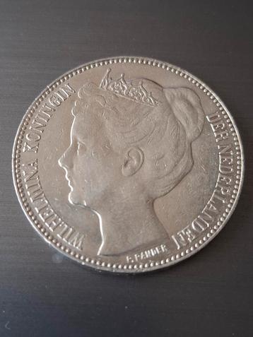 2 1/2 Gulden (Rijksdaalder) 1898 in een nog mooie kwaliteit. beschikbaar voor biedingen