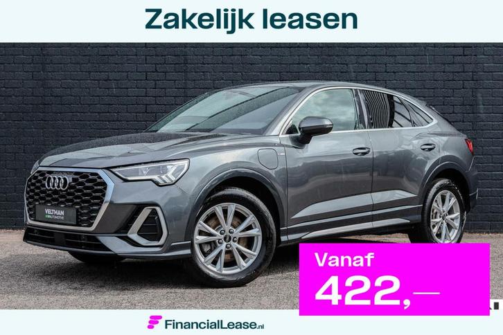 Audi Q3 Sportback 45 TFSI e S-Line STOELVERWARMING LED NAVI, Auto's, Audi, Bedrijf, Lease, Financial lease, Q3, ABS, Achteruitrijcamera