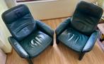 DeSede DS50 relaxfauteuils groen 2 stuks, Ophalen, Gebruikt, 75 tot 100 cm, Leer
