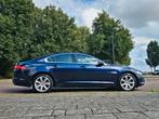 Nette Jaguar XF 2.2D 120KW 2014 Blauw met NAP, Auto's, Automaat, Euro 5, Achterwielaandrijving, Beige