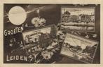 Groeten uit Leiden - 3 afb o.a. Veemarkt - gelopen, Verzamelen, Gelopen, Noord-Holland, Ophalen of Verzenden, 1920 tot 1940