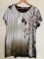 Groen shirt met bloemen, M collection, Maat 46/48 (XL) of groter, Ophalen of Verzenden, Zo goed als nieuw