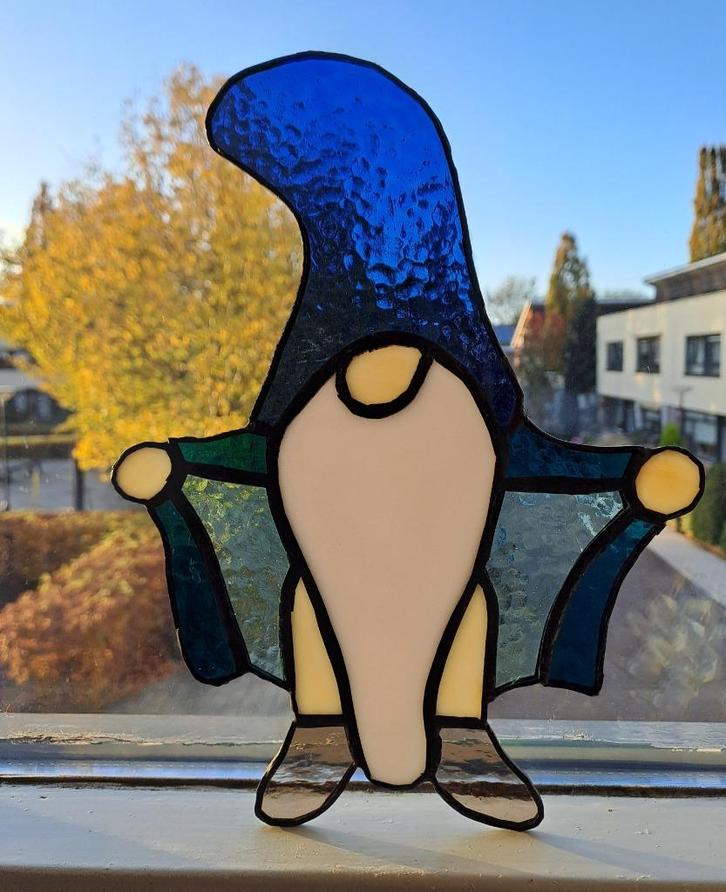 Potlood Gnoom (tiffahy glas in lood), Hobby en Vrije tijd, Knutselen, Nieuw, Knutselwerk, Ophalen of Verzenden