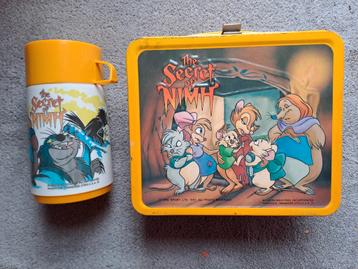 Animatie the Secret of Nimh lunchbox met thermosbeker 1982  beschikbaar voor biedingen