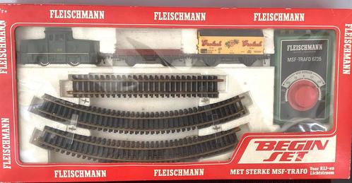 Vintage Fleischmann trein set # 6302 zgan, Loc 1306, Grolsch, Hobby en Vrije tijd, Modeltreinen | H0, Zo goed als nieuw, Gelijkstroom