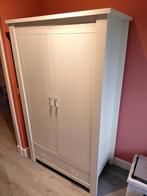 Kledingkast babykamer, met legplanken, lade en 2 roedes, Overige materialen, Gebruikt, 100 tot 150 cm, Niet ingevuld
