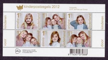2012 Blok Kinderzegels prinsessen 3001 postfris beschikbaar voor biedingen