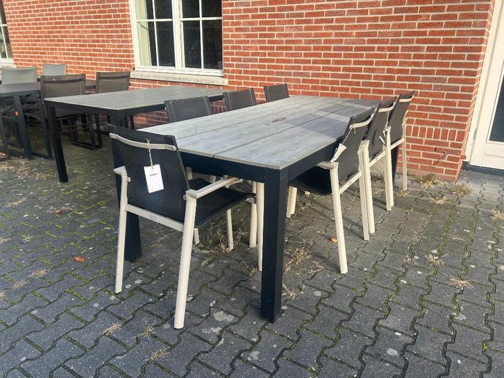Polywood tuintafel 225x100cm grey | showroommodel | TAFEL, Tuin en Terras, Tuintafels, Zo goed als nieuw, Rechthoekig, Aluminium