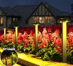 Outdoor staande Solar LED lamp / pad verlichting warm wit, Ophalen, Kunststof, Minder dan 100 cm, Nieuw