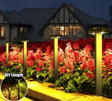 Outdoor staande Solar LED lamp / pad verlichting warm wit beschikbaar voor biedingen