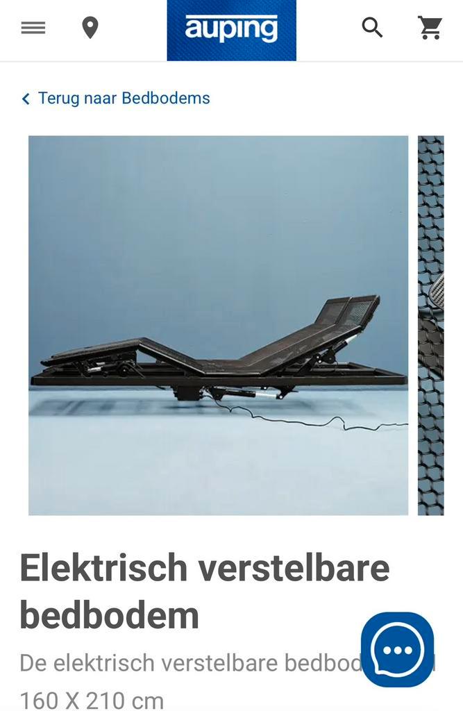Auping Elektrisch Verstelbare Bedbodems 160x210 Gezocht, Huis en Inrichting, Slaapkamer | Matrassen en Bedbodems, Gebruikt, Bedbodem