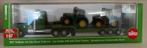 NIEUWE Siku 1837 John Deere dieplader met tractoren 1:87, Ophalen of Verzenden, Nieuw, Hijskraan, Tractor of Landbouw, SIKU