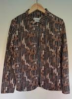 Soepele Blazer In Shape Mt L - ZGAN, Bruin, Maat 42/44 (L), Ophalen of Verzenden, Zo goed als nieuw