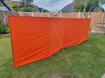 Windscherm,  katoen, oranje, Caravans en Kamperen, Windschermen, Ophalen of Verzenden, Zo goed als nieuw
