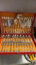 Vintage verzilverd bestekset 51 delig, Ophalen of Verzenden