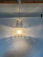 Glashütte Limburg kristal glazen vintage hanglamp met prisma, Ophalen of Verzenden, Gebruikt, Glas, Minder dan 50 cm