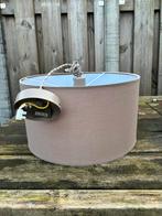 Lampenkap nieuw creme / licht bruin, Rond, Nieuw, Ophalen of Verzenden, Bruin