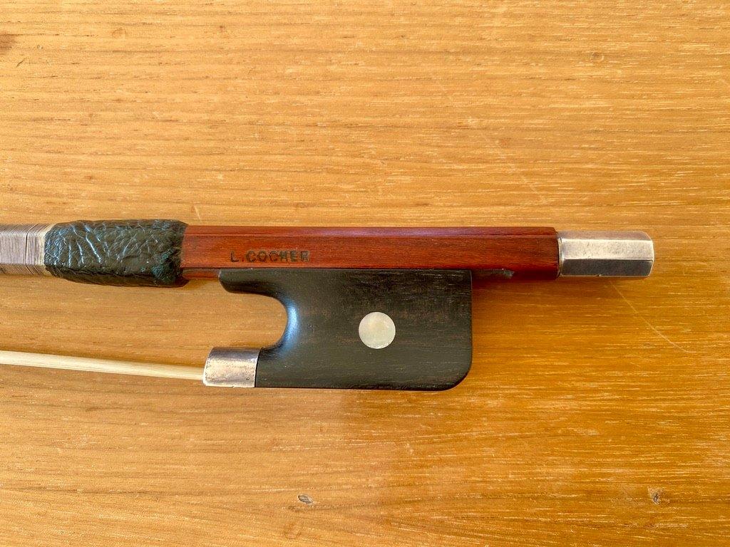 original Lawrence Cocker Cello Bow, Muziek en Instrumenten, Strijkinstrumenten | Cello's, Gebruikt, 4/4-cello, Ophalen