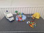 Playmobil Vakantie Set - Camper, Zwembad & Tent, Ophalen of Verzenden, Gebruikt, Complete set