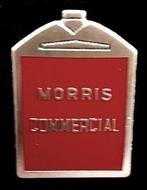 Morris Commercial d.rood-zilverkleur, Verzenden, Transport, Speldje of Pin