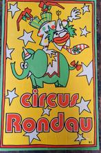 Circus poster.  *CIRCUS RONDAU. Oud. 30/47 cm., Ophalen, A1 t/m A3, Overige onderwerpen, Rechthoekig Staand
