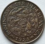 Een cent 1924 topkwaliteit!, Postzegels en Munten, Munten | Nederland, Ophalen of Verzenden, Koningin Wilhelmina, 1 cent, Losse munt