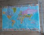 Nieuwe weredlkaart incl alle vlaggen 90 x 62 cm, Verzamelen, Posters, Ophalen of Verzenden