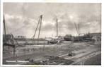 Hansweert Scheepswerf met boten Fotokaart 1956 (mooi), Verzenden, 1940 tot 1960, Gelopen, Zeeland