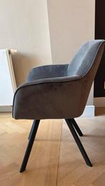 Eetkamerstoelen, Overige materialen, Gebruikt, Ophalen of Verzenden, Grijs