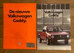 2x VW CADDY brochure 1982 en 1985 Volkswagen, Ophalen of Verzenden, Zo goed als nieuw, Volkswagen