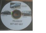 Vraagbaakwerkplaats handboek peugeot 307 607 807 op cd, Verzenden