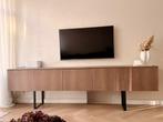 Japandi tv meubel walnoot kleur look a like besta, Ophalen, Japandi, Nieuw, 200 cm of meer