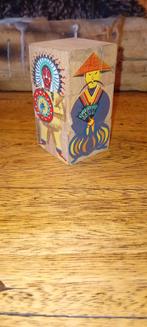 Vintage Houten Puzzelblokken met Afbeeldingen, Verzamelen, Scouting, Ophalen of Verzenden, Gebruikt, Boek of Tijdschrift